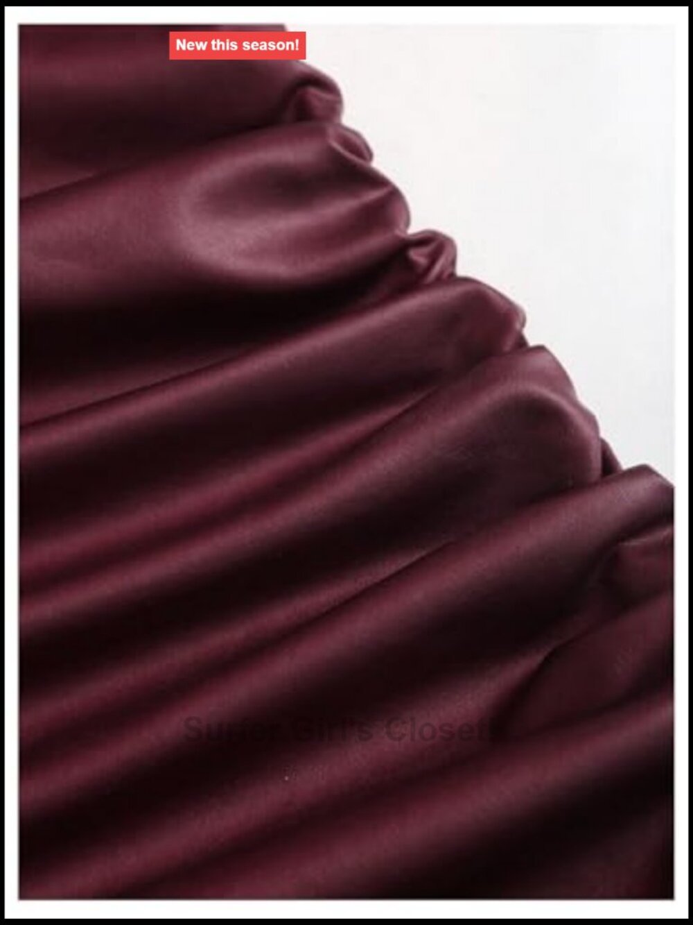Faux Leather Off The Shoulder Ruched Bodycon Mini Dress - Picture 2 of 5